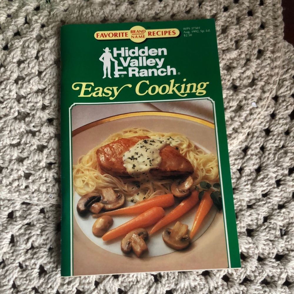 1992 Hidden Valley Ranch Easy Cooking Recipe Book